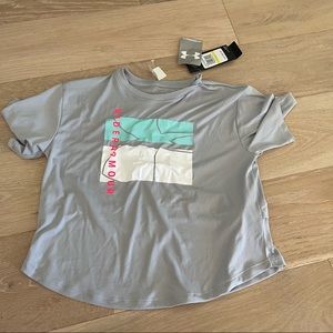 Under‎ Armour Girls youth medium shirt NWT
